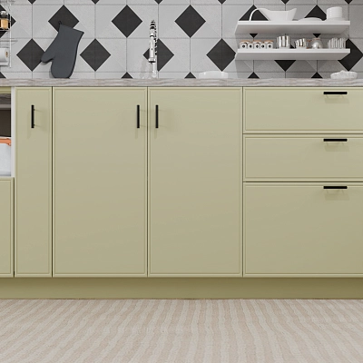 Кухонный фасад Шерготти Нефрит